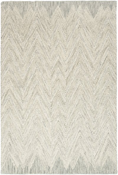 Nourison Home Nourison Interlock ITL04 8' x 10'6" Teal Modern Indoor Rug - 5' x 7'6"