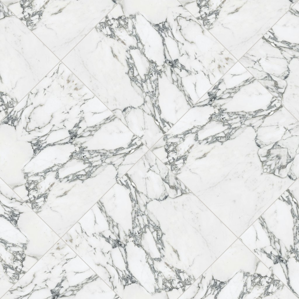 Qualis Ceramica Royal Stoneworks 24X24 Italian Arabescato Polished