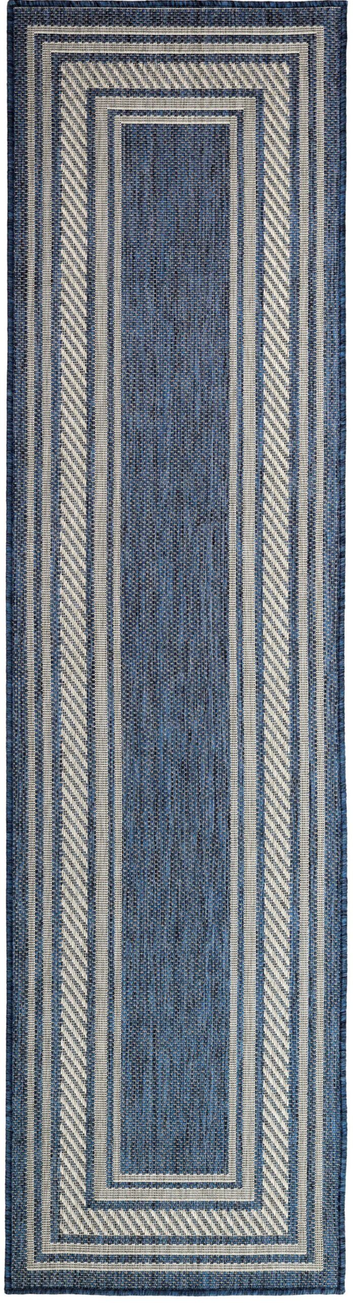 Nourison Home Nourison Horizon Indoor/Outdoor HOZ03 2' x 6' Denim Modern Rug