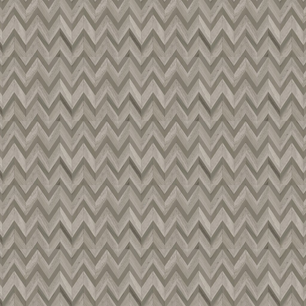Emser Tile BIZOU POLISHED CHEVRON MOSAIC -MAR - Cream/Taupe