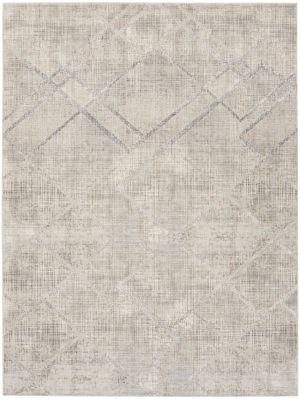 Nourison Home Nourison Sparkle ILI03 9' x 12' Grey Modern Indoor Rug