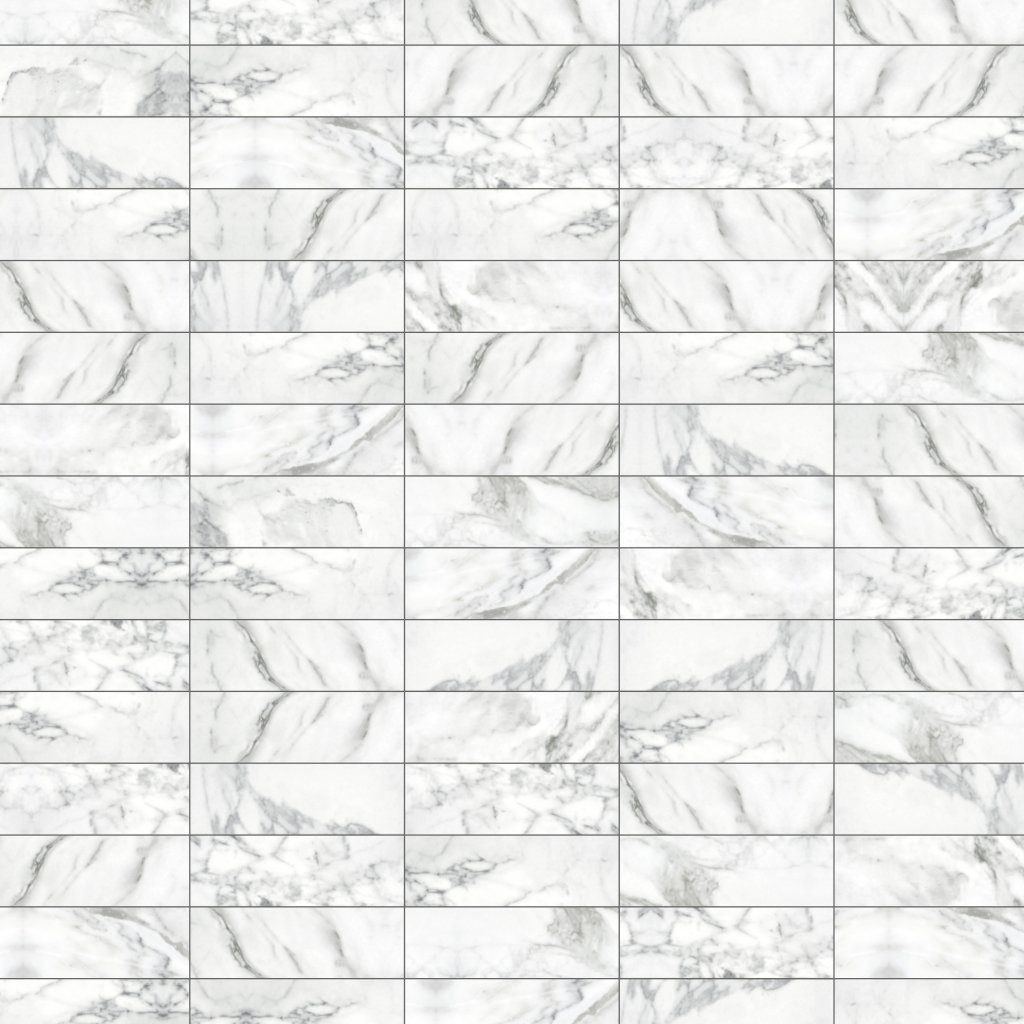 Qualis Ceramica Luxury Arabescato Verona 4X12 Honed - Grey