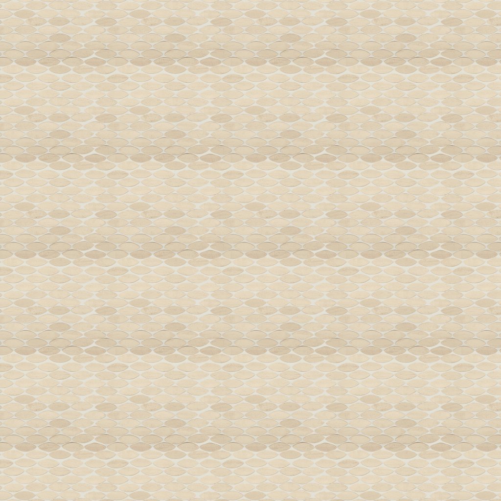 American Olean Haven Point - Honest Greige, Leaf, 1X2, Straight Edge, Honed (L101) - Honest Greige