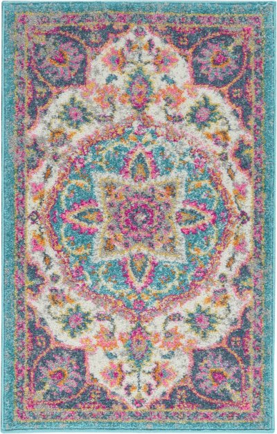 Nourison Home Nourison Passion PSN22 8' x 10' Ivory Multicolor Transitional Indoor Rug - 1'10" x 2'10"