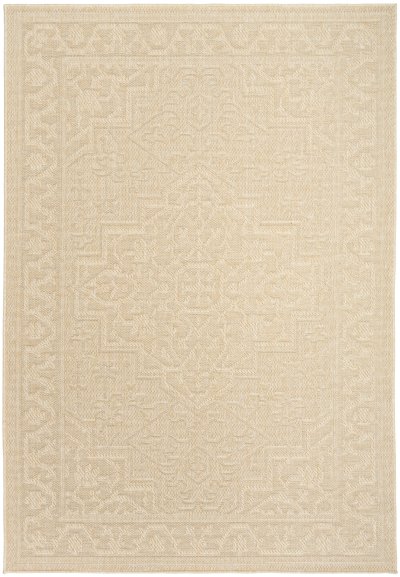 Nourison Home Nourison Tulum TLM05 3' x 5' Cream Outdoor Rug - 6' x 9'