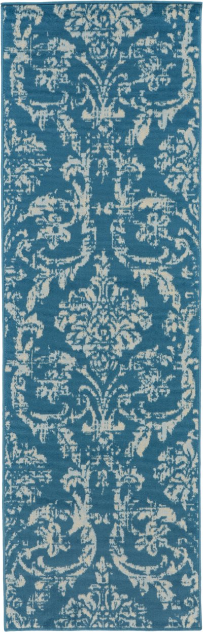 Nourison Home Nourison Jubilant JUB09 4' x 6' Blue Vintage Indoor Rug - 2'3" x 7'3"