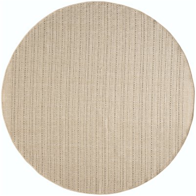 Nourison Home Nourison Tulum TLM01 9' x 12' Taupe Outdoor Rug - 8' Round