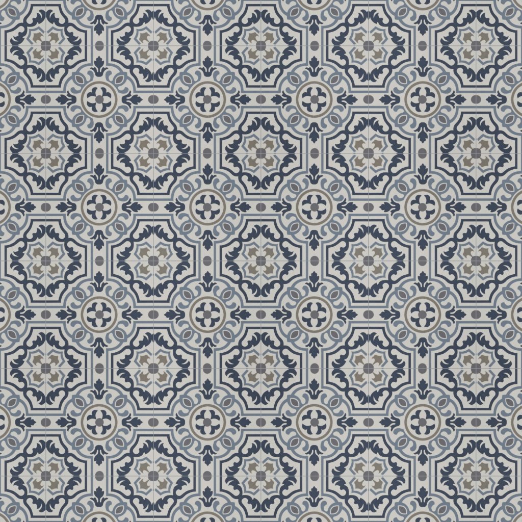 Mannington Tapestry - Silver - Denim