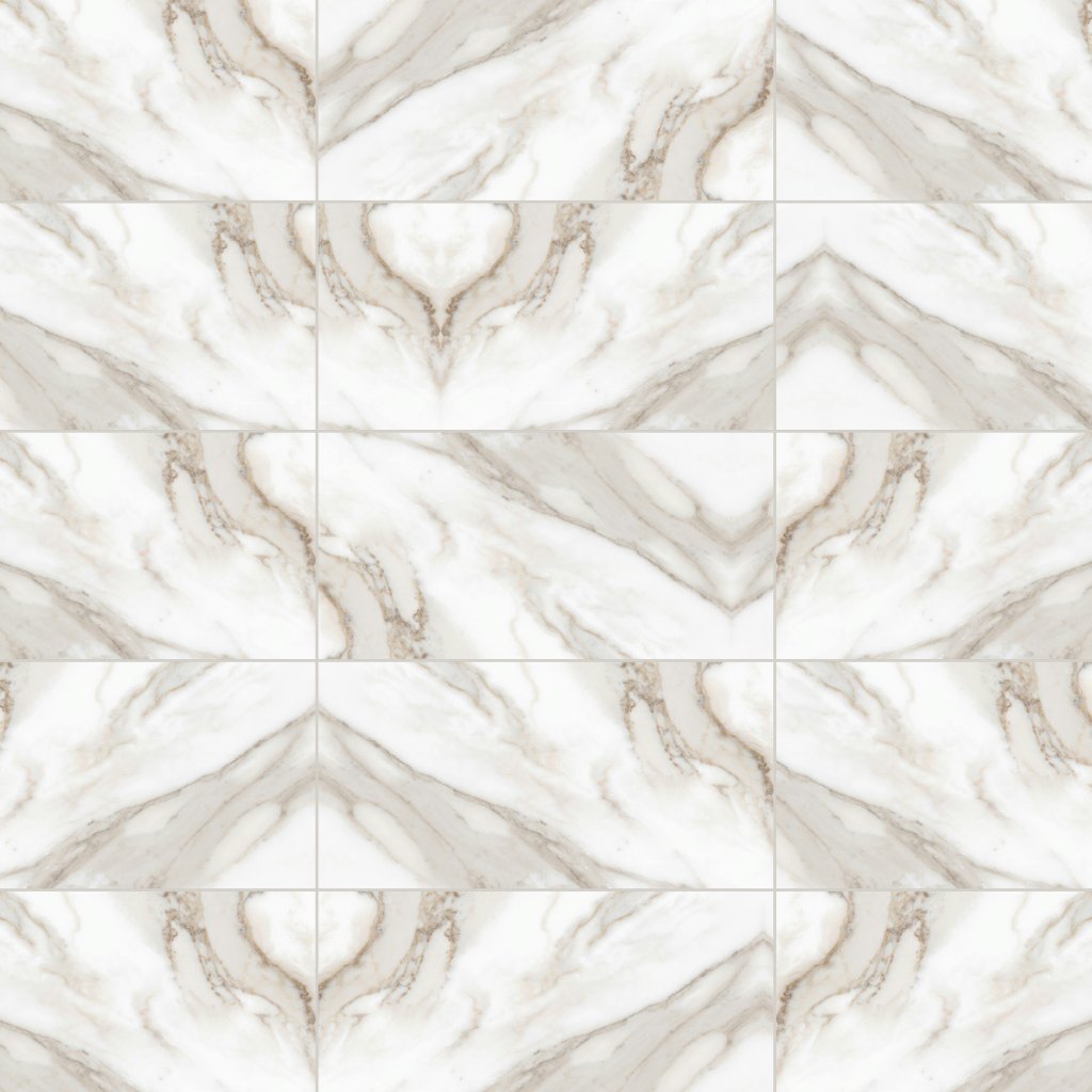 Qualis Ceramica Royal Stoneworks 12X24 Calacatta Royale Vintage