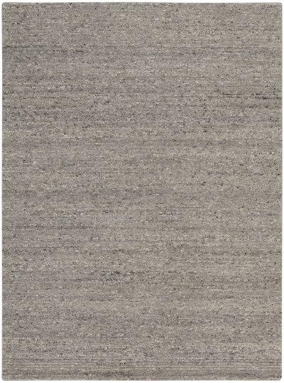 Nourison Home Nourison Alanna ALN01 8'6" x 11'6" Grey Farmhouse Indoor Rug - 5'6" x 7'5"