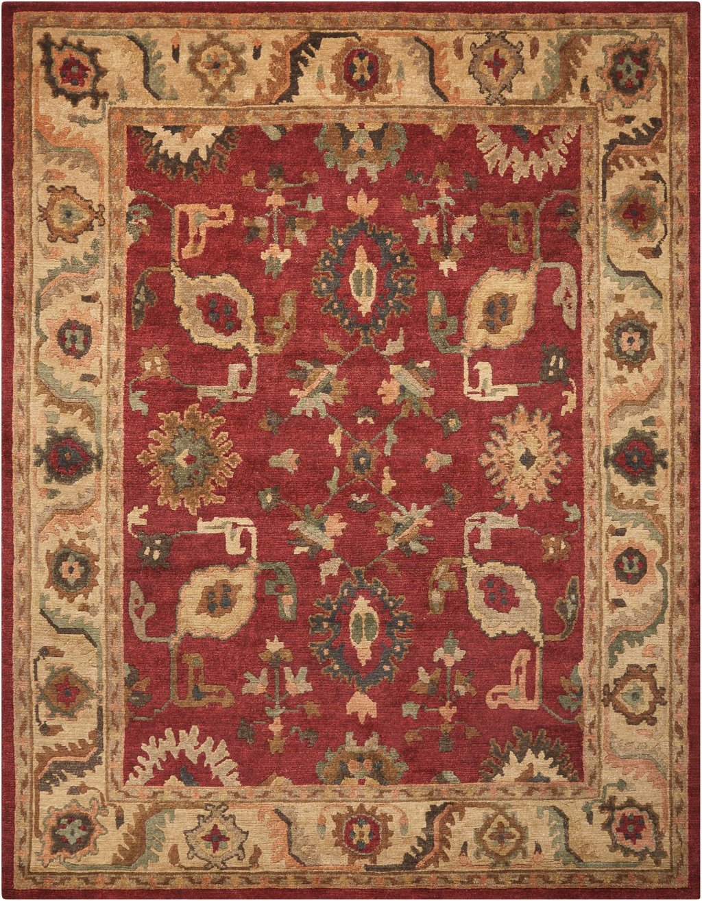 Nourison Home Nourison Tahoe TA08 8'6" x 11'6" Red Traditional Indoor Rug