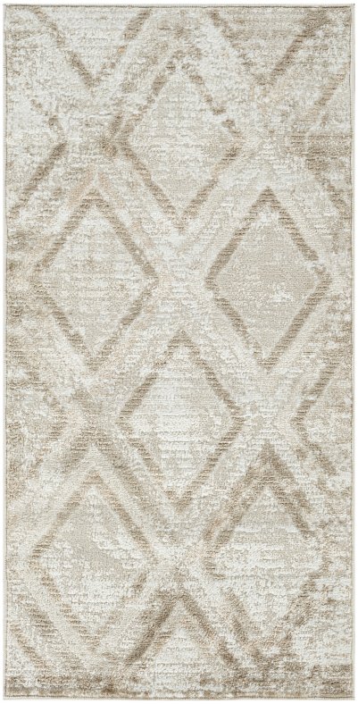 Nourison Home Nourison Dekor DEK05 4' x 6' Ivory Taupe Modern Indoor Rug - 2' x 4'