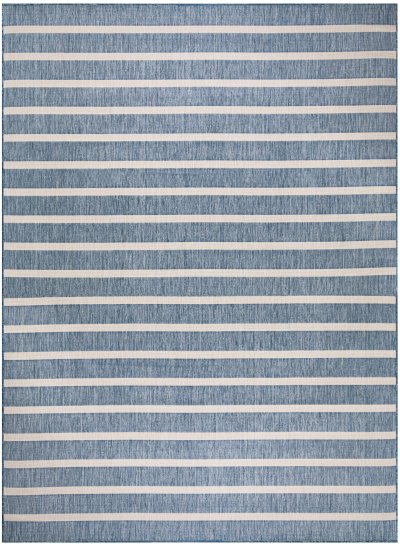 Nourison Home Nourison Positano POS03 10' x Square Navy Ivory Modern Rug - 9' x 12'