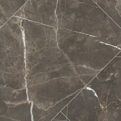 Qualis Ceramica Royal Stoneworks 48X110 Regal Brown Marble Polished - 48" x 110"