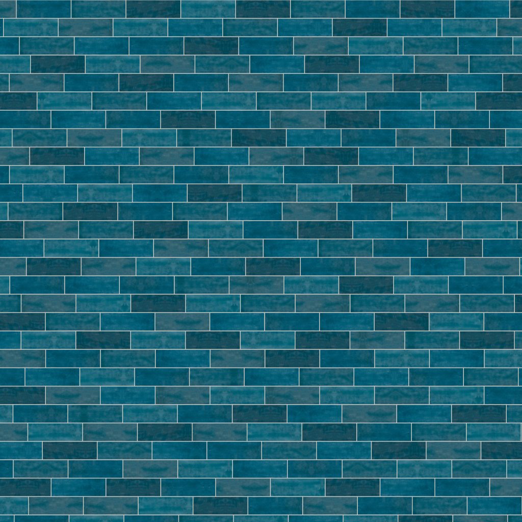 Qualis Ceramica Barcelona 2X6 Blue