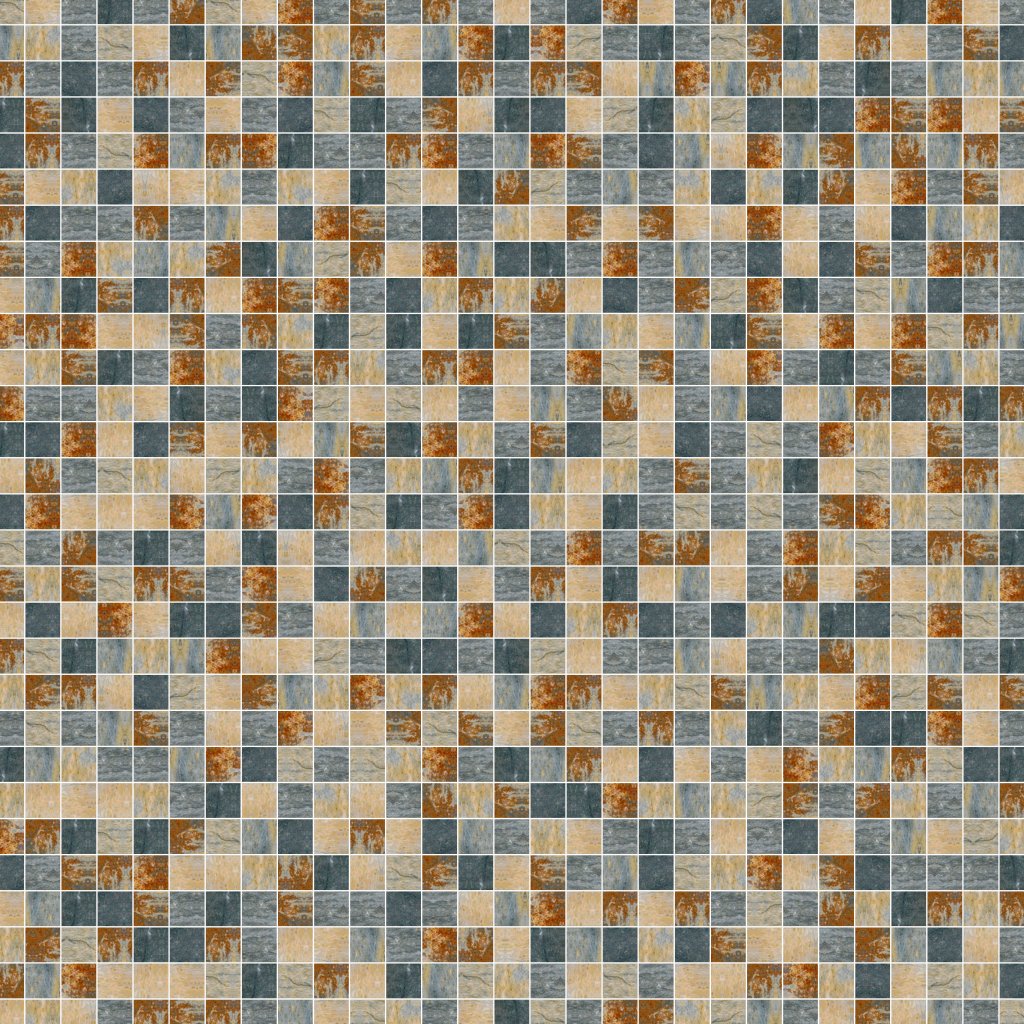Qualis Ceramica Vermont Volcano 2X2 Mosaic - Black