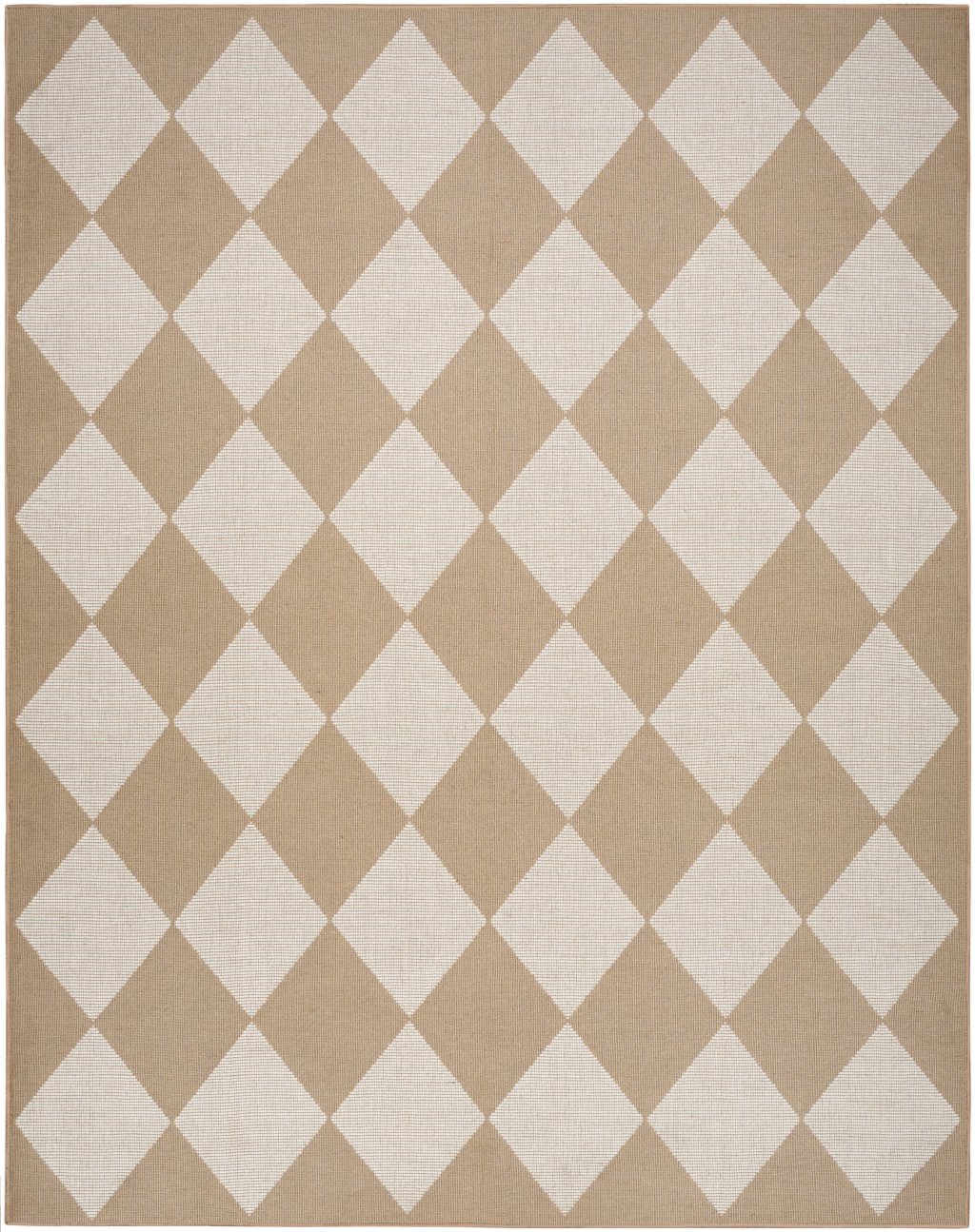Nourison Home Nourison Washable Modern Jute MDJ01 5'3" x 7'3" Natural Ivory Modern Indoor Rug