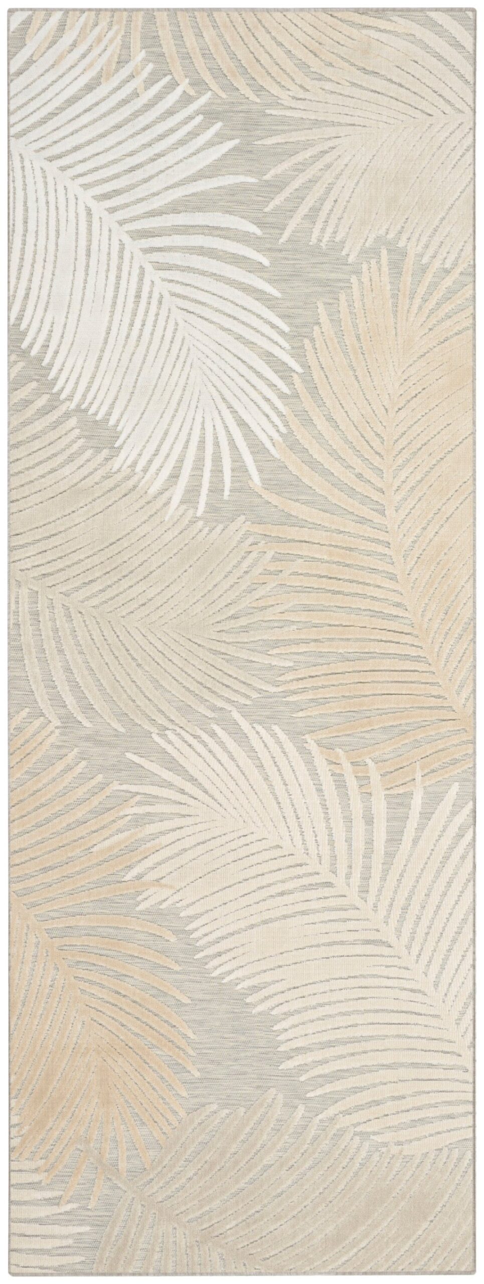 Nourison Home Nourison Suncoast SNC03 2' x 6' Grey Tropical Rug
