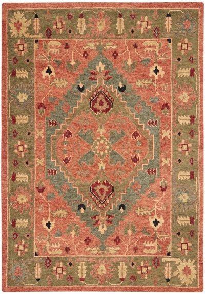 Nourison Home Nourison Tahoe TA01 3'9" x 5'9" Rust Traditional Indoor Rug - 5'6" x 8'6"