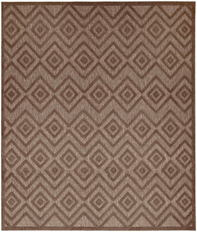 Nourison Home Nourison Versatile NRV01 6' x 9' Brown Modern Rug - 8' x 10'