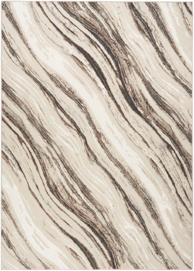Nourison Home Nourison Eco-Friendly ECO05 2'2" x 7'6" Beige Grey Modern Indoor Rug - 6' x 9'