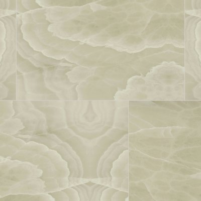 Qualis Ceramica Lustra 48x48 Onyx Hazel Honed - Alternating 1/3