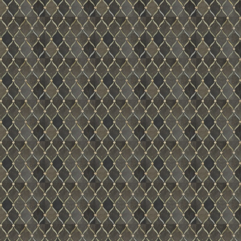 Marble Systems Tasnim Honed Limestone Mosaic 12x11 - Tasnim