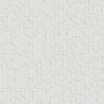Qualis Ceramica Royal Stoneworks 2" Tuscan White Vein Hex - 12" x 12"