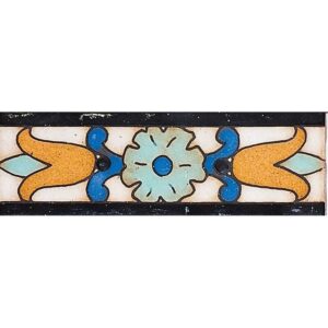 116 A Glazed Tulip Ceramic Border Tiles 2x6 - 116 A