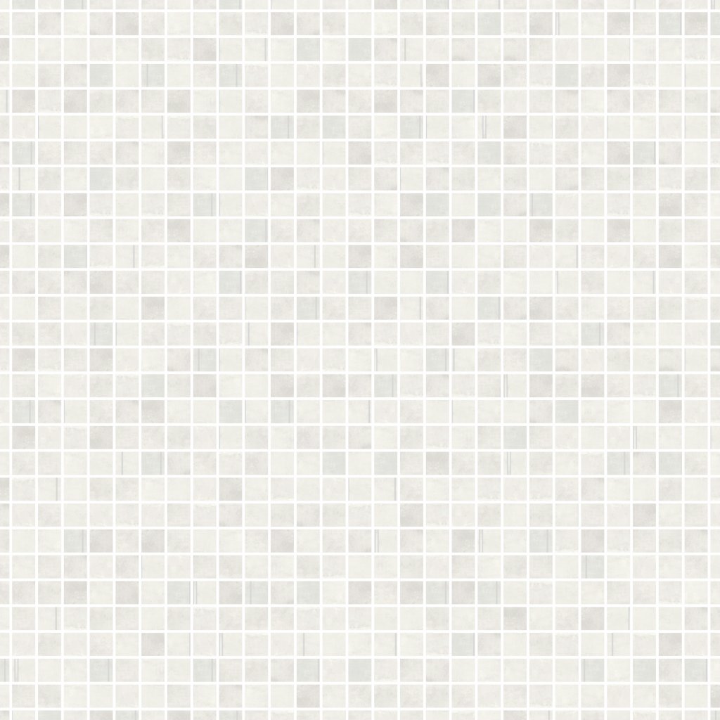 Qualis Ceramica Bridges Whitestone White 2X2 Mosaic - Cream
