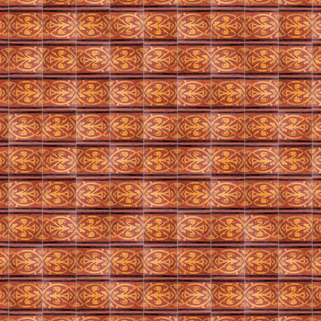 Marble Systems Dublin Red Glazed Ceramic Tile 6x6 - Dublin Red