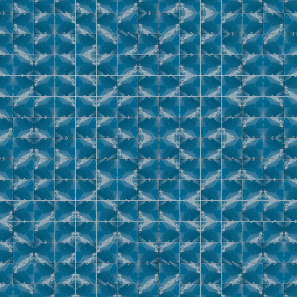 Marble Systems Blue Glossy Zellige Tile 4x4 - Blue