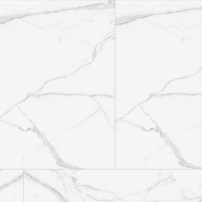 Qualis Ceramica Royal Stoneworks 48X110 Grandvein White Honed - Random Length