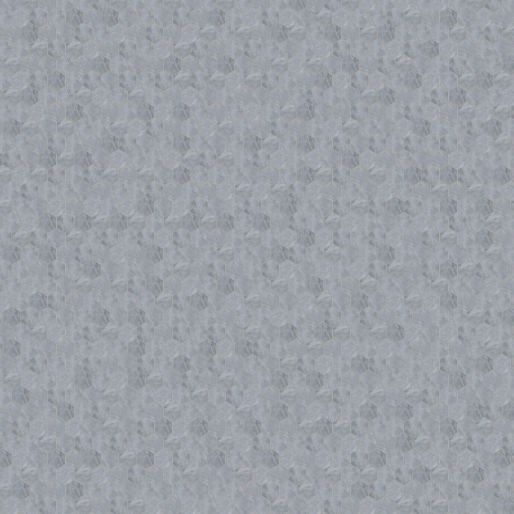 Marble Systems Allure Light Honed Hexagon Marble Mosaic 10 3/8x12 - Allure Light