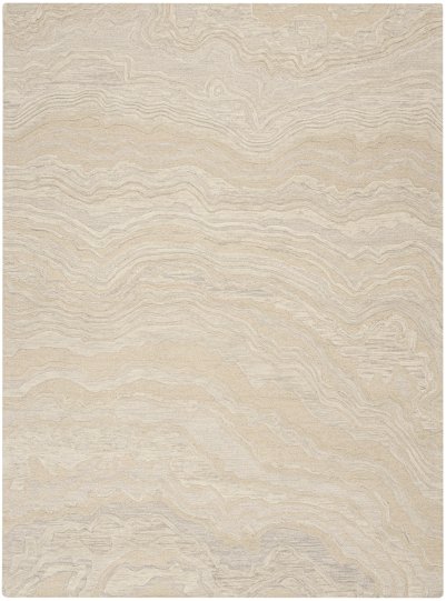 Nourison Home Nourison Graceful GRU01 8'6" x 11'6" Beige Modern Indoor Rug - 8'6" x 11'6"