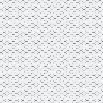 Marble Systems Snow White Honed Hexagon 1x1 Marble Mosaic 11 1/2x12 1/4 - Snow White - 11 1/2" x 12 1/4" x 3/8"