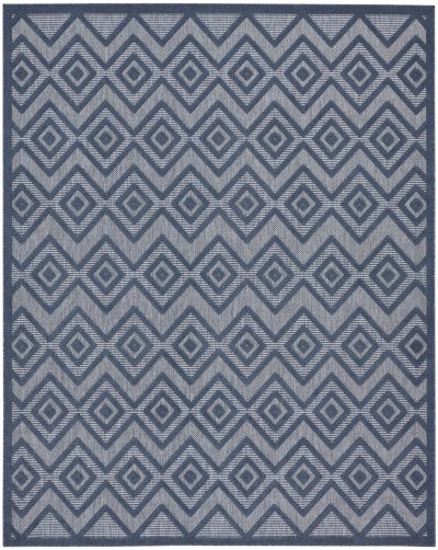Nourison Home Nourison Versatile NRV01 8' x 10' Navy Blue Modern Rug - 7' x 10'