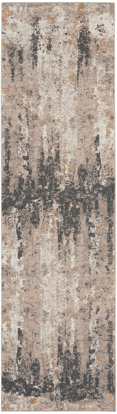 Nourison Home Nourison Ludlow LDW05 5'3" x 7'3" Cream Grey Modern Indoor Rug - 2'2" x 7'6"