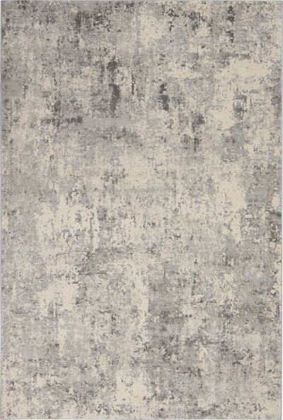 Nourison Home Nourison Rustic Textures RUS07 7’10” x Round Grey Beige Modern Indoor Rug - 3'11" x 5'11"