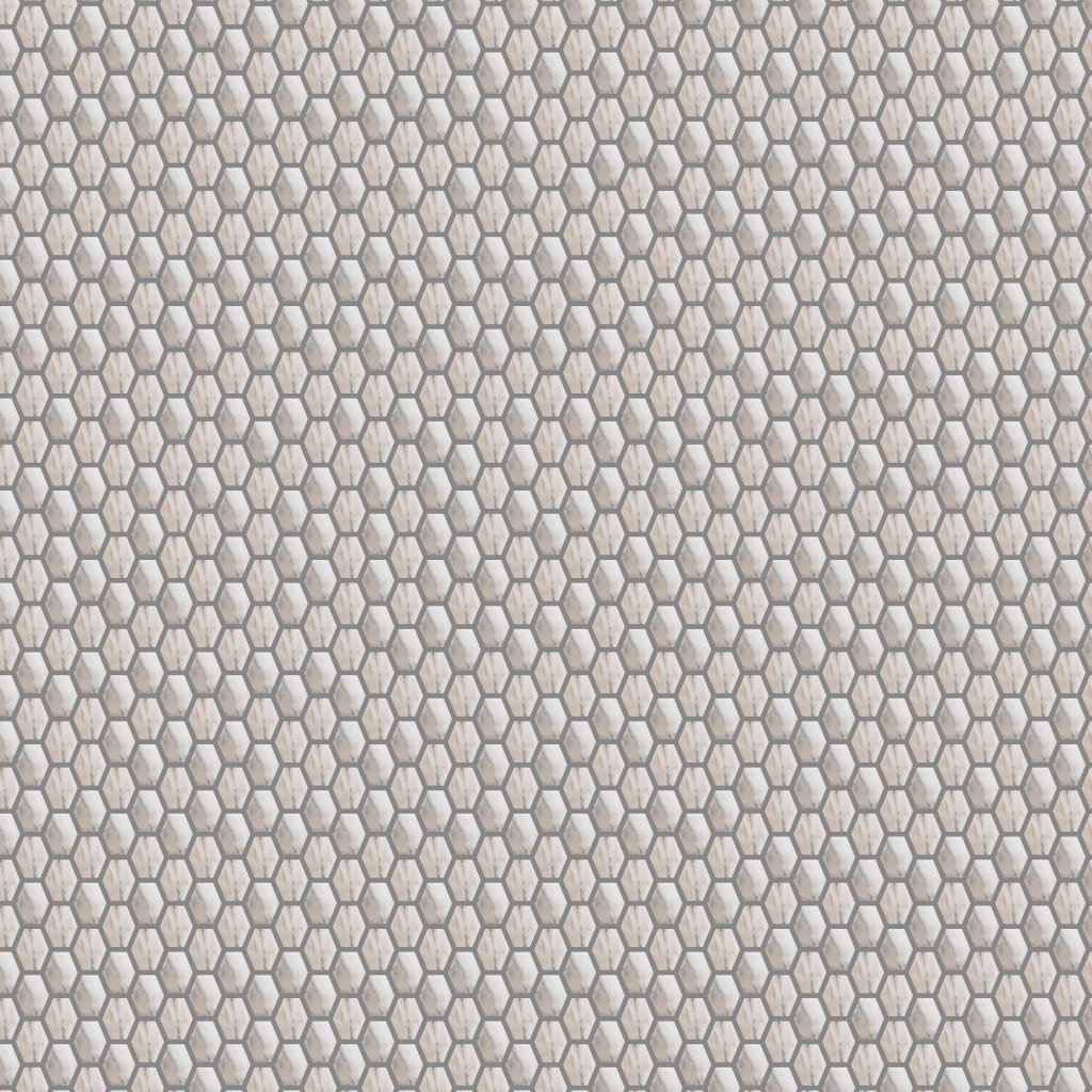Emser Tile LENZA HONED 2" HEXAGON MOSAIC -MAR - Fiore