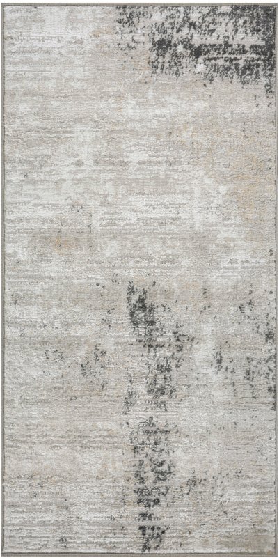 Nourison Home Nourison Dekor DEK07 4' x 6' Grey Charcoal Modern Indoor Rug - 2' x 4'