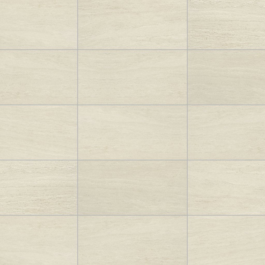 American Olean Sunset Falls - White, Rectangle, 12X24, Matte (SF15) - White
