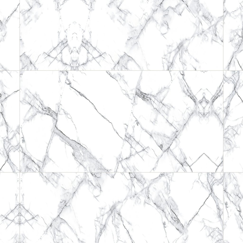 Qualis Ceramica Treasure 24x48F Ice White Marble Polished