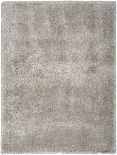 Nourison Home Nourison Luxurious Shag LXR05 6'7" x 9'2" Silver Shag Indoor Rug - 4' x 6'