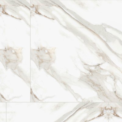 Qualis Ceramica Royal Stoneworks 48X48 Calacatta Royale Honed - 48" x 48"