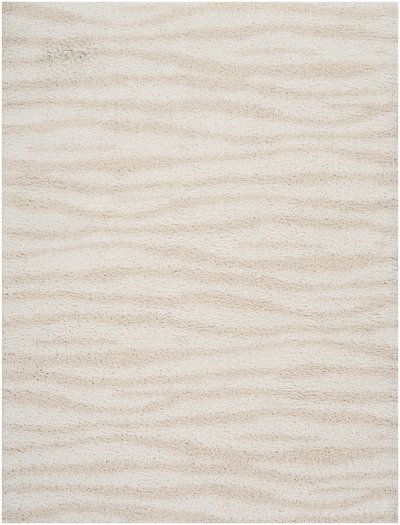 Nourison Home Nourison Modern Shag MMD05 3'11" x 5'11" Ivory Beige Modern Indoor Rug - 7'10" x 9'10"