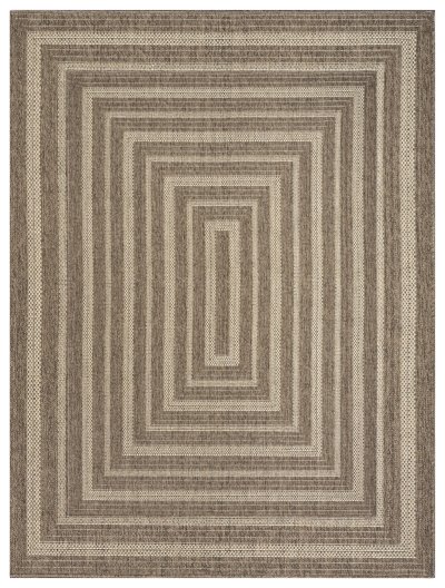 Nourison Home Nourison Tulum TLM04 3' x 5' Brown Outdoor Rug - 10' x 14'