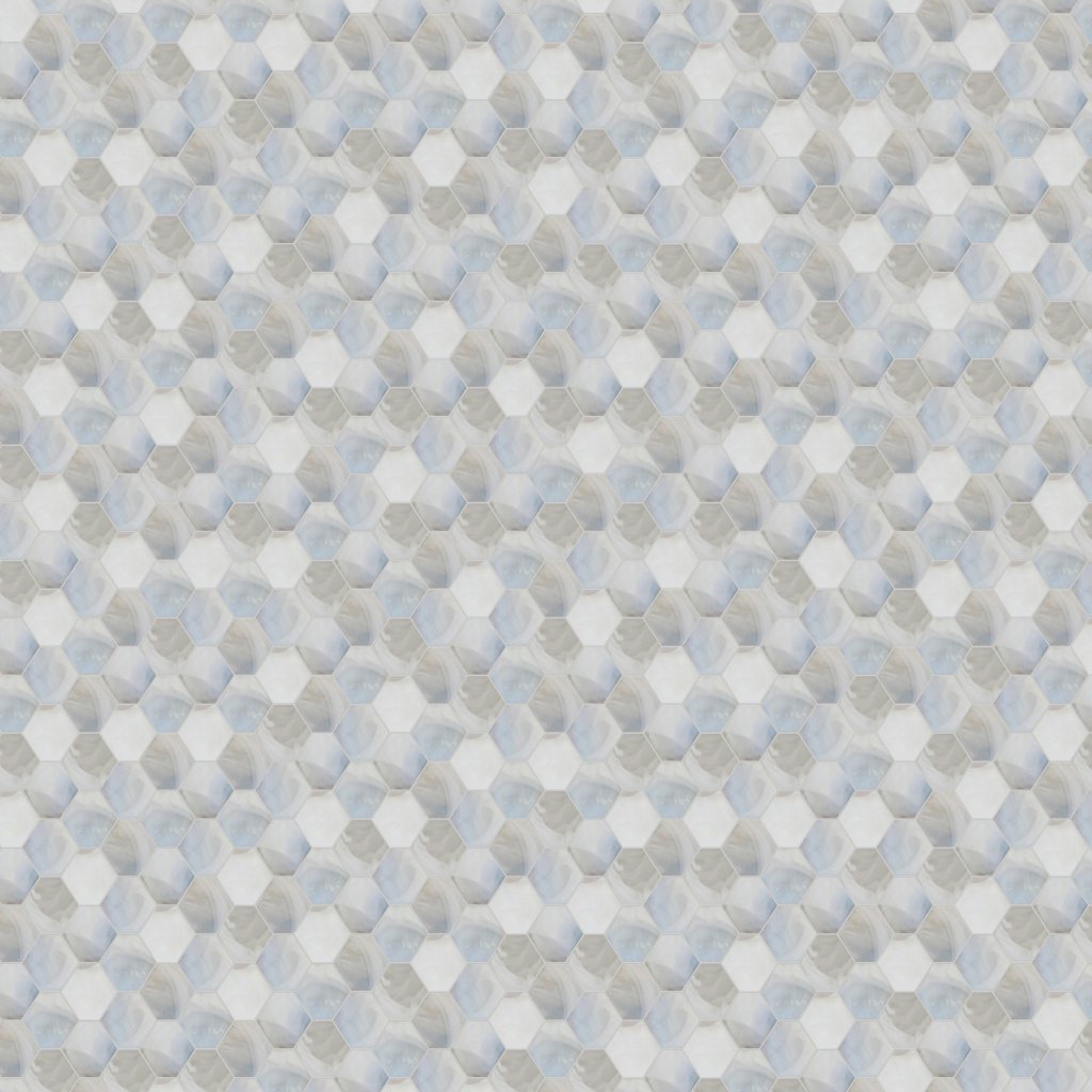 MSI Akoya 3" Hexagon Mosaic Tile - Pearl