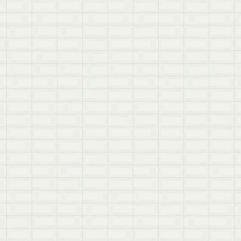 Qualis Ceramica Traditions White Glossy 3X6 Beveled - White