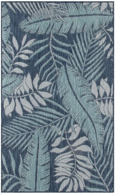 Nourison Home Nourison Garden Oasis GOA02 2' x 3' Navy Outdoor Rug - 3' x 5'